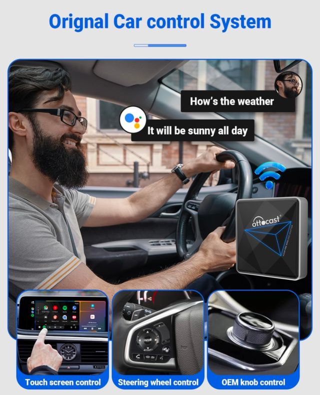 OTTOCAST A2AIR: Adaptador inalámbrico Android Auto