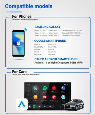 OTTOCAST A2AIR: Adaptador inalámbrico Android Auto