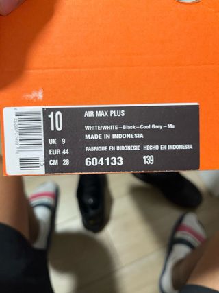 Nike Air Max Plus TN blancas