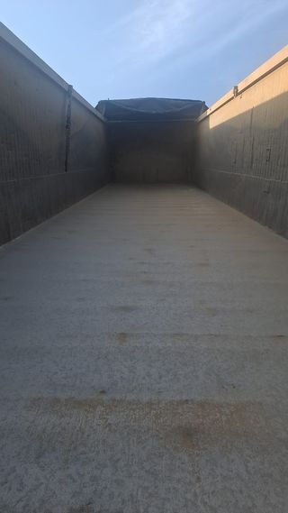 Bañera cerealera aluminio benalu chasis fruehauf