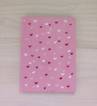 Cuadro acrílico de corazones