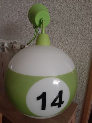 Lampada da soffitto a forma di sfera da biliardo 14