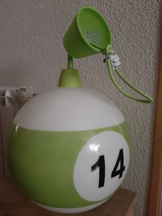 Lampada da soffitto a forma di sfera da biliardo 14