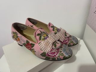Traje Fallera: Tela estampada multicolor