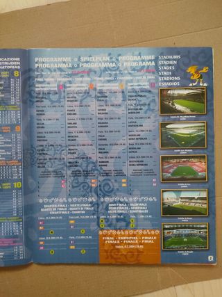 Álbum Eurocopa 2004 Panini completo