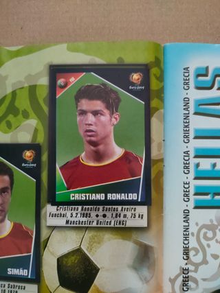 Álbum Eurocopa 2004 Panini completo