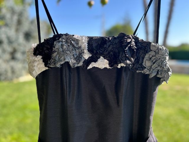 Vestito Carla Ruiz Tg40 - Bianco,Nero,Grigio