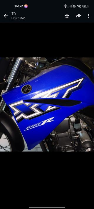 Yamaha XT 660R azul