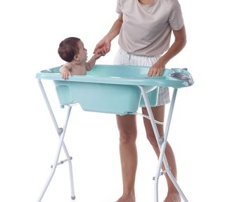 Bañera bebé con patas plegables Jané Squid Aquarel