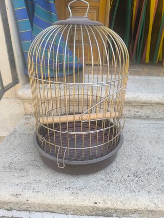 Jaula vintage metalica ideal para Loros,cotorras