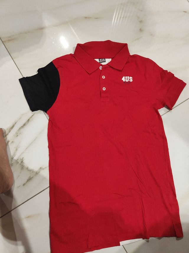 Polo Manica Corta 4US Rosso