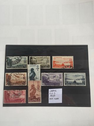Francobolli A.O.I. 1938 - Posta Aerea