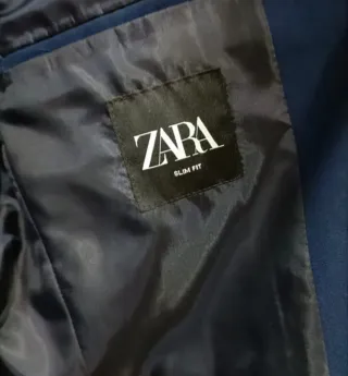 Traje Azul Marino Zara - Talla 50