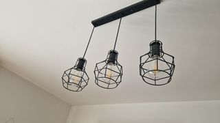 Lampara techo 3 luces estilo industrial