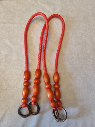 Asas bolso  de cuero trenzado 