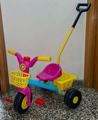 Triciclo infantil multicolor