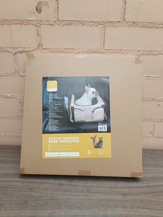 Transportín para mascotas plegable 45x38x30 cm