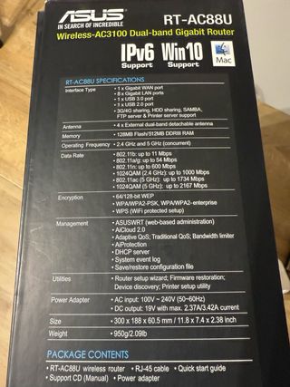 Router ASUS RT-AC88U - AC3100