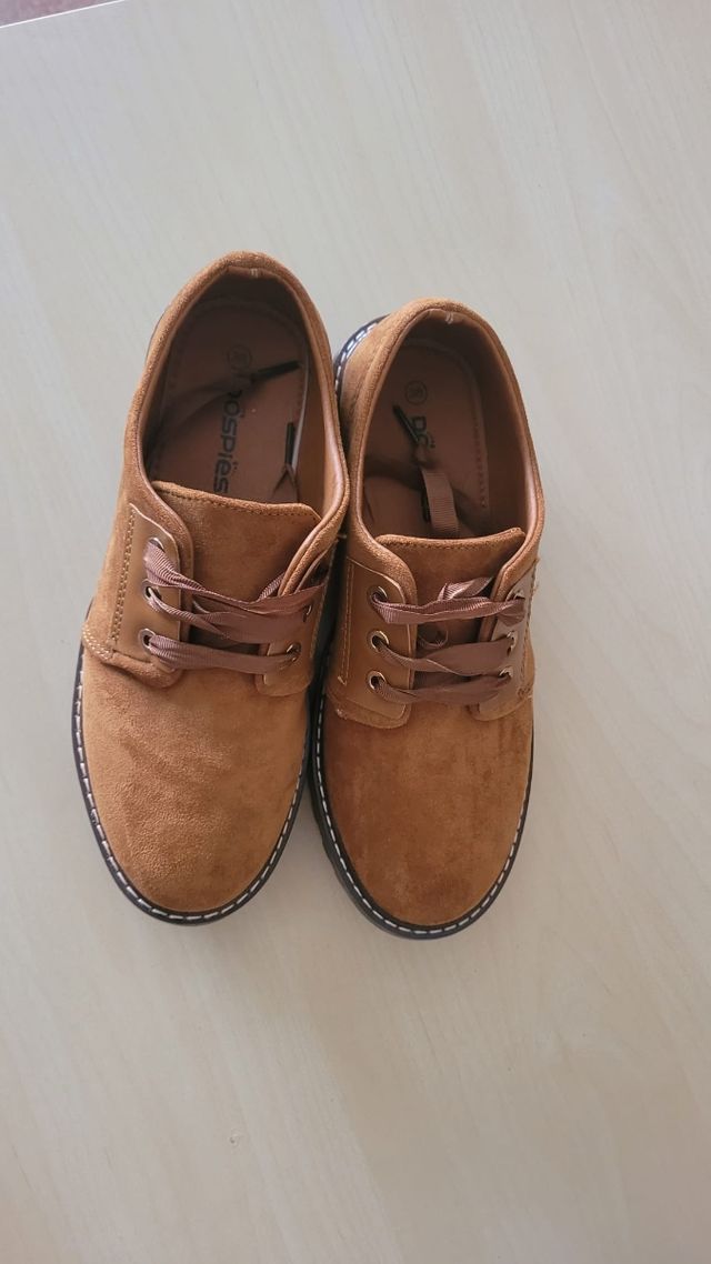 Zapatos ante marrones dospies nº 38