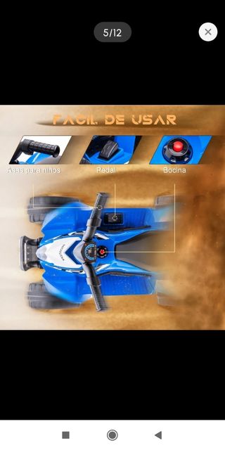 Quad eléctrico infantil HONDA 18-36 meses