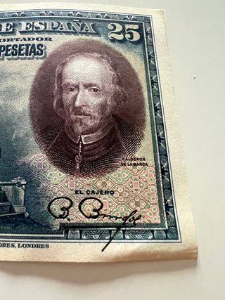 Billete 25 Pesetas España 1928