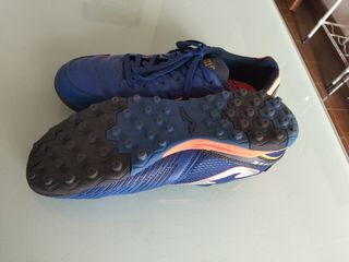 Scarpe Joma calcetto blu-arancio