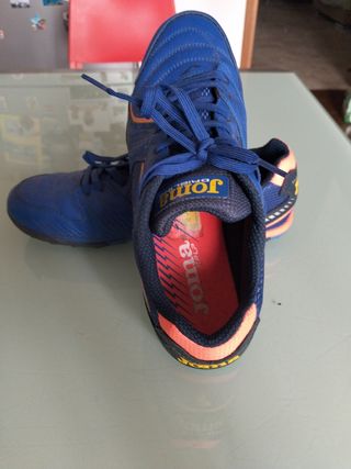 Scarpe Joma calcetto blu-arancio