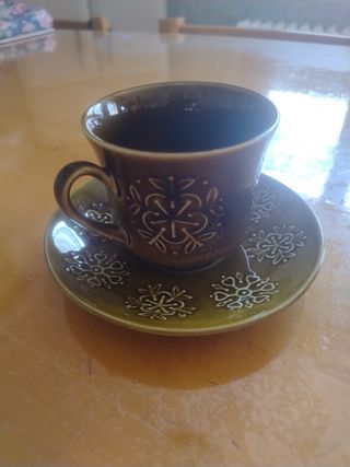 Juego 5 tazas café vintage Pontesa Escocia