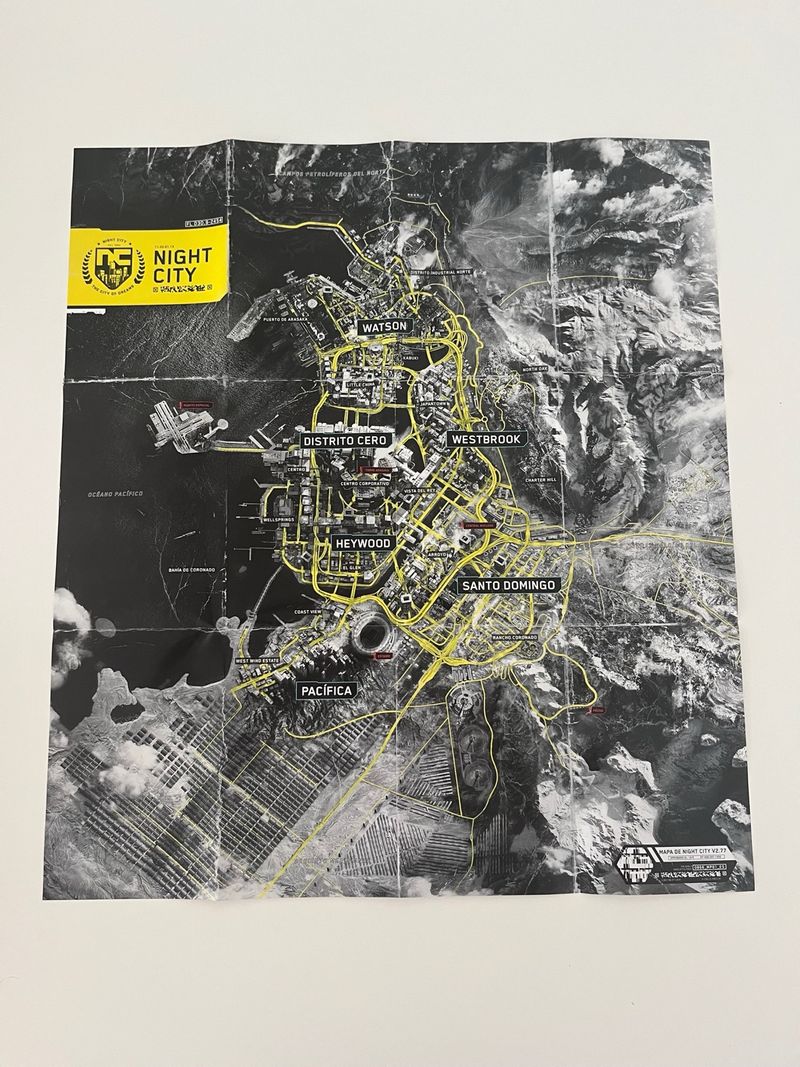 Imagen de Mapa Cyberpunk 2077 Night City