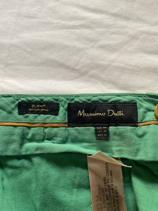 Pantalón Massimo Dutti verde