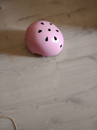 Casco bici mujer rosa

