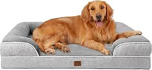 Cama perro grande gris - 112x81x16cm