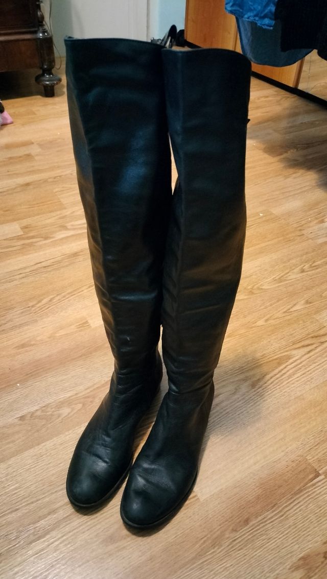 Stivali alti neri donna