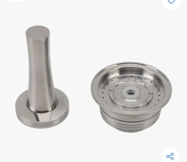 Cafetera cápsula acero inoxidable