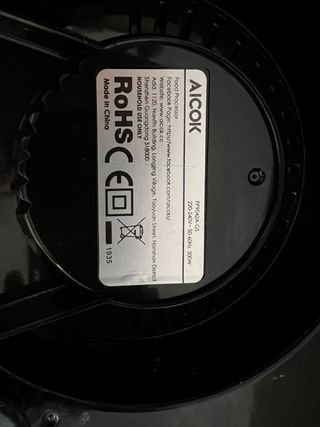 Procesador alimentos AICOK. Picador, rallador