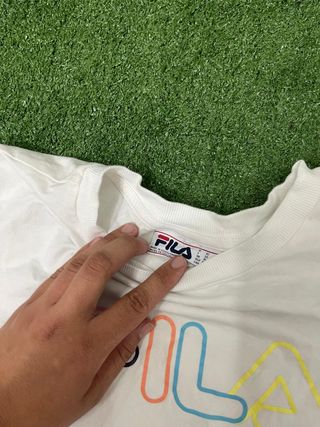 ¡¡LIQUIDACIÓN!! Talla XL Camiseta Fila blanca