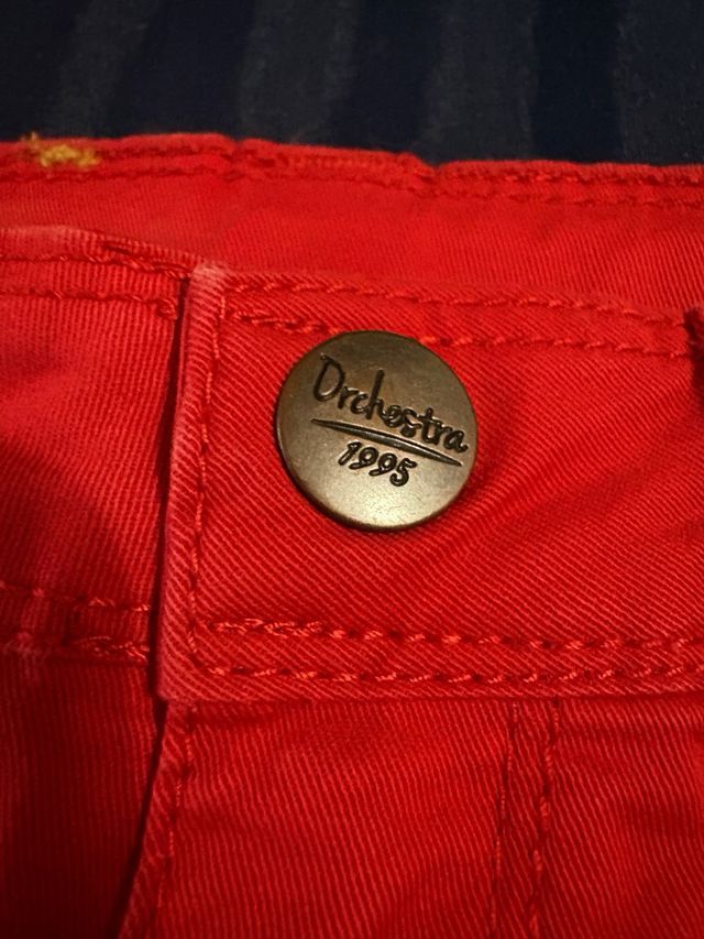 Pantalones Rojos Niña