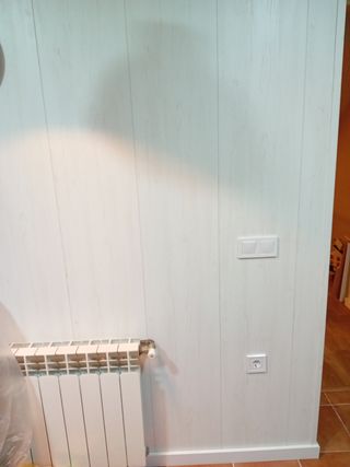 Panel pared decorativo blanco