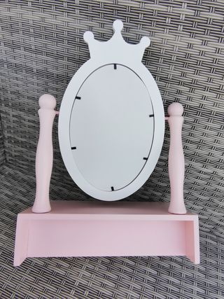 Tocador espejo princesa infantil