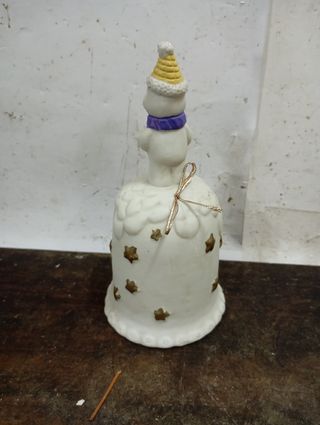 LIQUIDACION Campana Navidad cerámica
