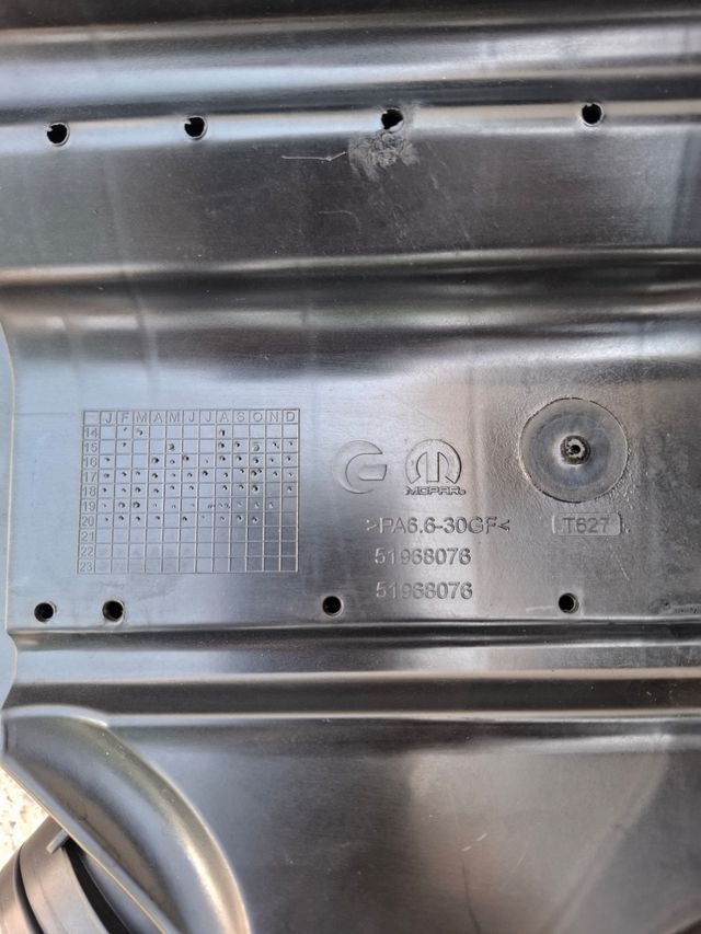 Scatola filtro aria 500X, 500L ecc. motore 1.3 Mjt