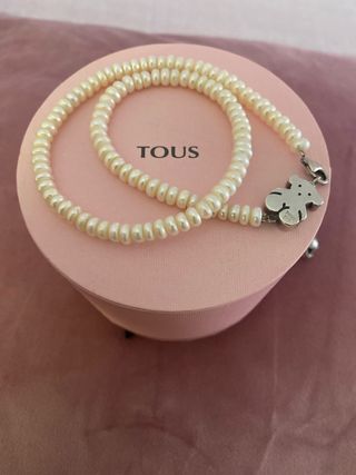 Collar Tous perlas oso