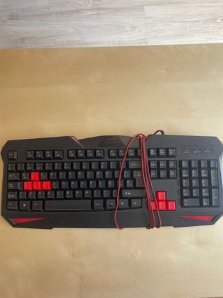 Teclado Mars Gaming - Negro/Rojo