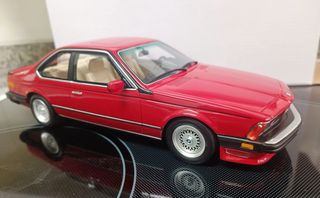 BMW 635CSi M6 rojo Otto 1:18