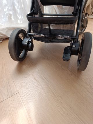 Carricoche + Silleta Bebecar Prow Gris