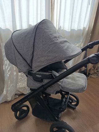 Carricoche + Silleta Bebecar Prow Gris
