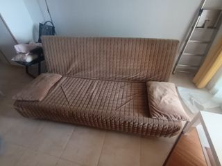 Sofa cama Ikea - con arcón funda y cojines