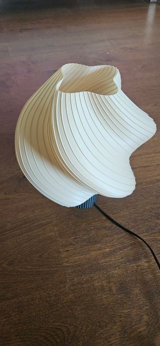 Lampada stile 3D beige - Plastica