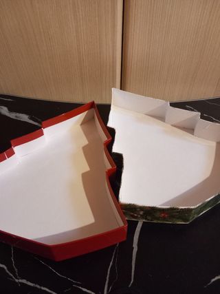 Scatola albero di Natale decorazione per casa