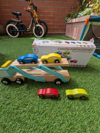 Lote juguetes infantiles madera